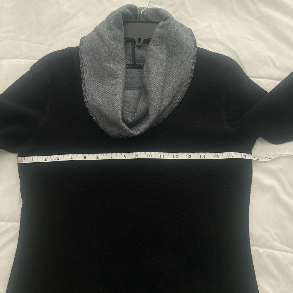 Columbia Womens Winter Dream Reversible Sweater Dress Gray Black M - Picture 10 of 10